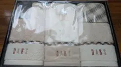 DAKS タオル3枚　ボディウォッシュタオル1枚セット【箱有り】