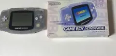 ゲームボーイアドバンス ミルキーブルー 本体 箱説明書付 ジャンク 通電不可