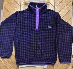 USA製　patagonia シンチラフリースジャケット 総柄
