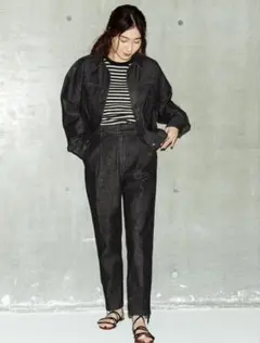 uncraveアンクレイヴ ダークデニム クロップドジャケット