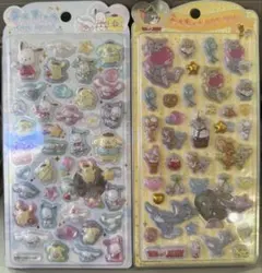 【正規品】うるちゅるポップシール 2枚セット トムジェリ　サンリオキャラクターズ