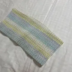 パステルカラー ニットヘアバンド