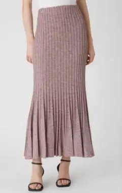 Mila Owen ミラオーウェン ニットプリーツマーメイドスカート