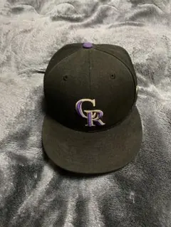 New Era 59FIFTY ブラック CR キャップ 7½