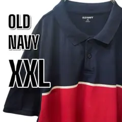 【531】USA古着 ポロシャツ OLD NAVY オールドネイビー　2XLのサムネイル
