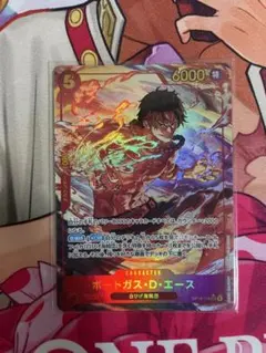 ワンピースカード 決戦の刻 エース secパラレル OP16-118 - メルカリ