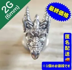 2G 드래곤 스크류 터널 귀걸이