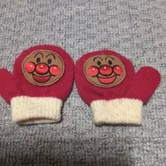 アンパンマン 赤い子供用ミトン