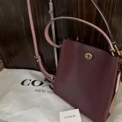 美品 コーチ 2way チャーリー バケット ショルダーバッグ バイカラー近年