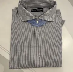 【美品】鎌倉シャツ 225 Liberty スリムフィット 43-87 チェック