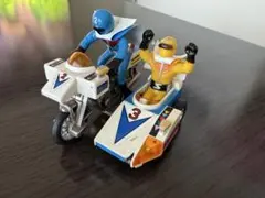 【昭和レトロ】 ポピー ポピニカ　秘密戦隊ゴレンジャー　ブルーマシーン　超合金のサムネイル