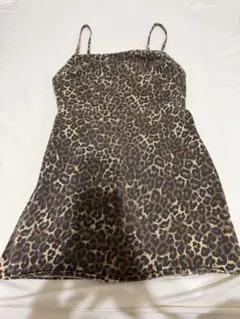 ZARA レオパード柄 キャミワンピース Sサイズ