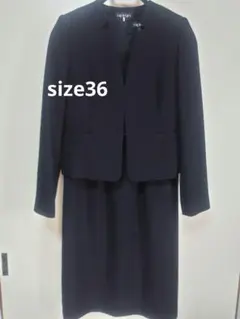 INDIVI ブラックフォーマル ジャケットとワンピースのセット