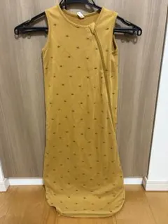 quincy mae スリーパー　マスタード色