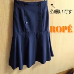 ROPE　ロペ　フレアスカート　ネイビーのサムネイル