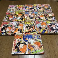 ハイキュー!! 読切、連載開始号、巻頭カラーセット