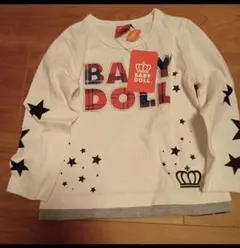 BABY DOLL 長袖カットソー ホワイト