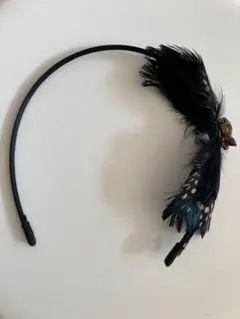 コンプレックスビズ Complex Bizスワロフスキーリボンカチューシャ♡黒