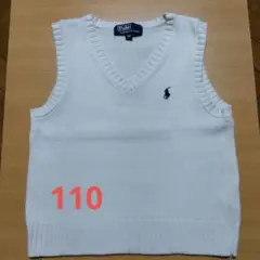 ラルフローレン　ベスト　110　綿100%