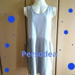 Persodea ❇124❇新品⭐ノースリーブチュニック Lサイズ グレー