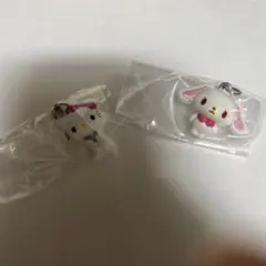 サンリオ　めじるしチャーム　めじるしアクセサリー　シュガーバニーズ　しろうさ