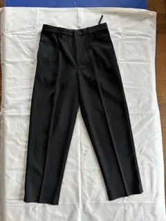 UNIQLO タックワイドパンツ 黒 M 2026モデル