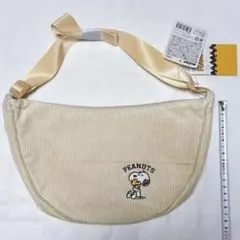［新品］PEANUTS スヌーピー ラウンドショルダーバッグ
