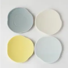 Awabi Ware☆二彩 小皿 4枚セット - メルカリ