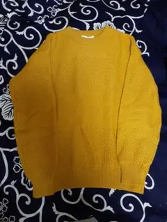 辛子色　セーター