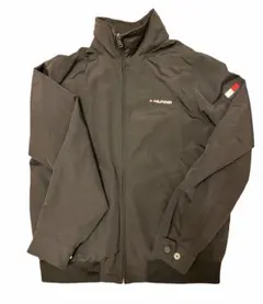TOMMY HILFIGER ブラックナイロンジャケット S/P