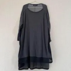 gomme　ゴム　アシンメトリ　長袖　ワンピース gomme ゴム アシンメトリ 長袖 ワンピース