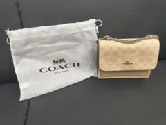 COACH コーチ ショルダーバッグ シグネチャー チェーン