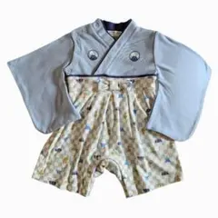 ベビー服 袴ロンパース 80　セレモニー　冠婚葬祭　和装　KOTOBUKIEN