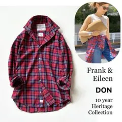 美品✽人気アーカイブコレクション フランク&アイリーン DON 赤 チェック柄