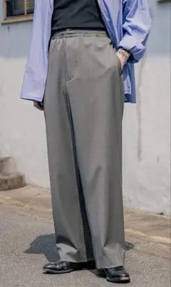 26SS WOOL TROPICAL 2-TUCK EASY PANTS - メルカリ