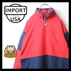 【A009】USA輸入 ハーフボタン プルオーバー デザイン◎ トレンド