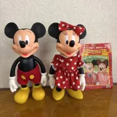ディズニー　ミッキー　ミニー　レトロ　フィギュア　ファッションクラブ