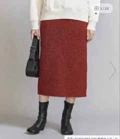 UNITED ARROWS タイトスカート　新品タグ付き　赤