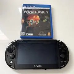 【訳あり】PlayStation VITA PCH-2000 ブラック　マイクラ