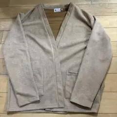 卒業式メンズノーカラージャケット　ブラウン　サイズL
