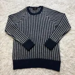 美品・早い者勝ち✨ アンタイトル ニットセーター Mサイズ ストライプ柄