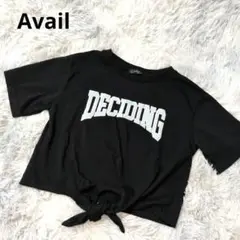 Avail アベイル CHIP CLIP DECIDING クロップドTシャツ
