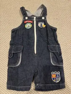 MIKI HOUSE デニムオーバーオール 90cm