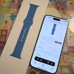 新品未開封Apple 純正 スポーツバンド Surf Blue 40mm