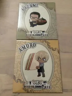 ［E賞］名探偵コナンカフェ アートパネル 安室透 風見裕也