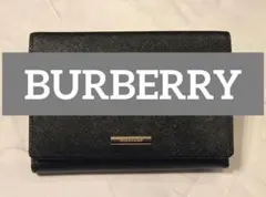 BURBERRY ブラック 二つ折り財布