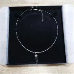 ete bijoux ブラックカルセドニーネックレス - メルカリ