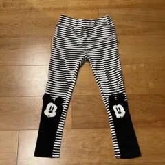 完売品！バースデイ フタフタ ディズニー ミッキー ボーダー レギンス パンツのサムネイル