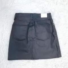 美品 MOUSSY ISKO JETHER ミニスカート 黒 ブラック サイズ2のサムネイル
