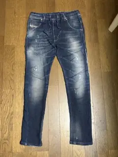 DIESEL ジョグジーンズ KROOLEY ダメージ加工デニム 26 美品